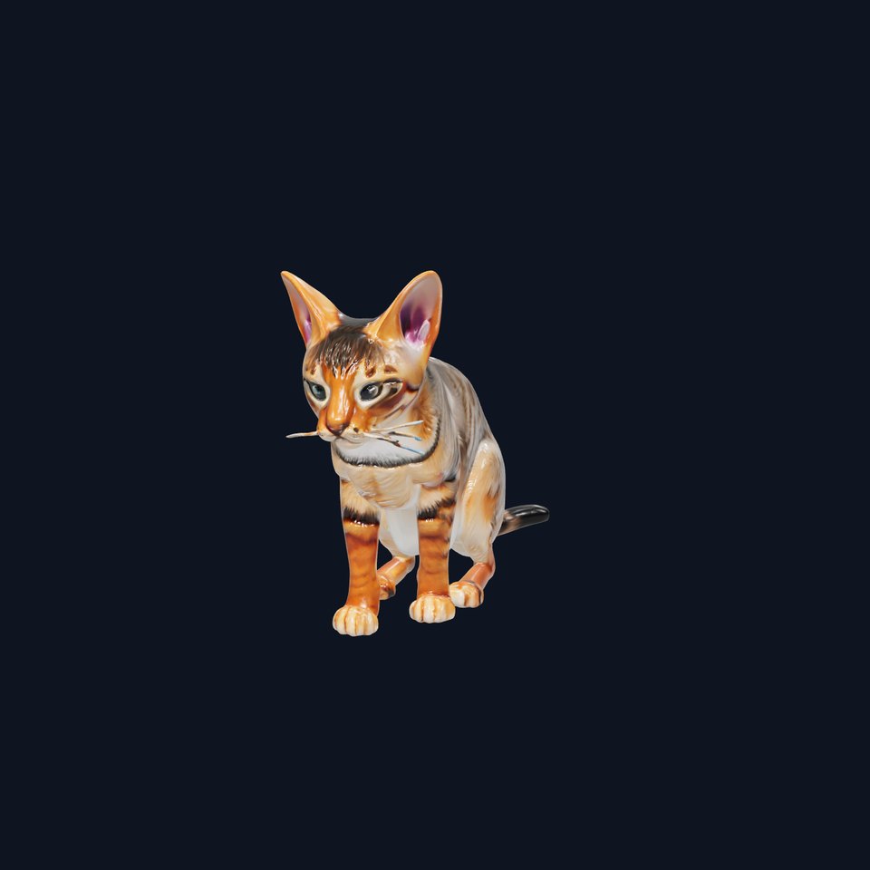 Bengal Cat Realistic 3D Model