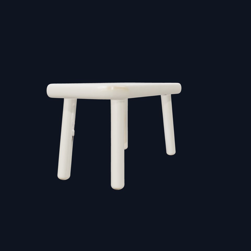 Clay Work Table with Rounded Edges for Cartoon Activities