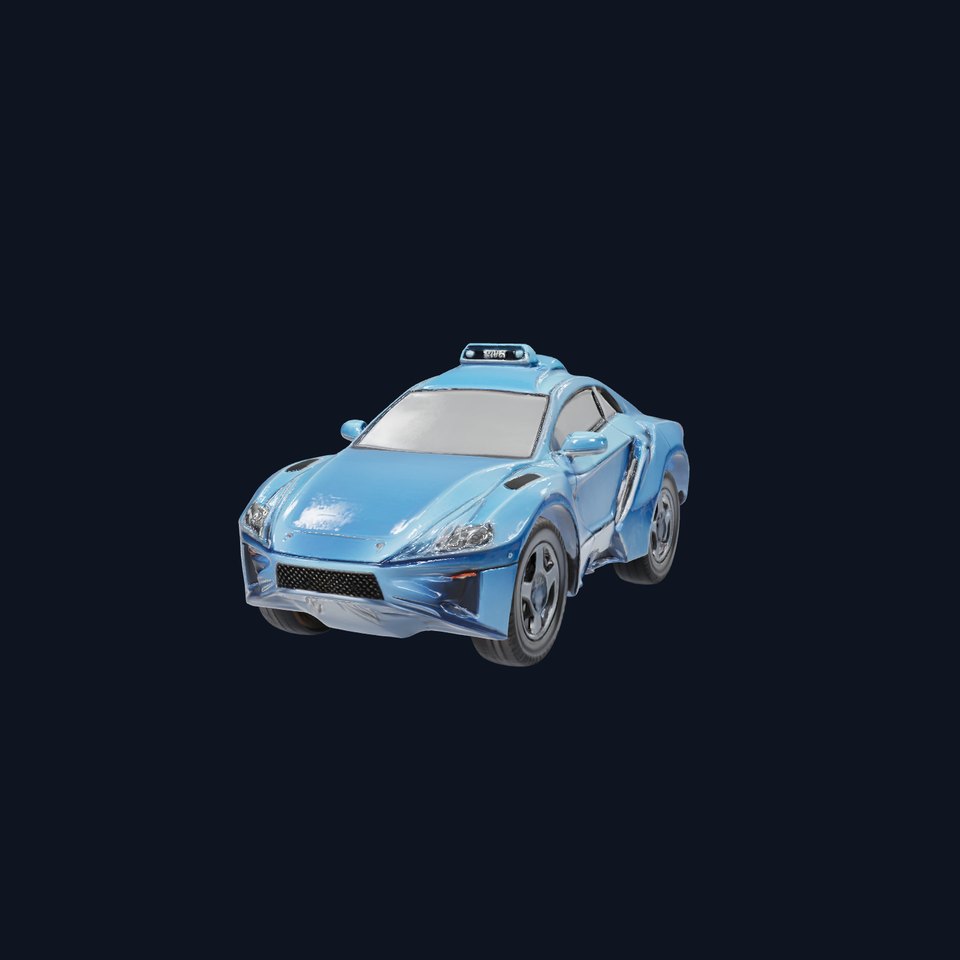 Futuristic Air Taxi Model with PBR Textures