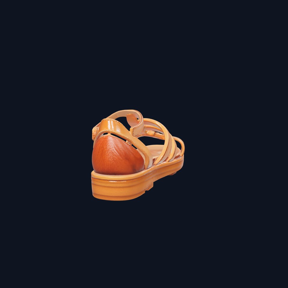 Gladiator Sandals with Multi-layered Straps and Wooden Sole