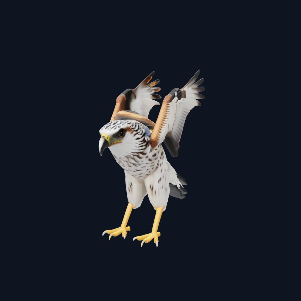 Bionic Miniature Eagle with Photon Wings and Precision Cameras