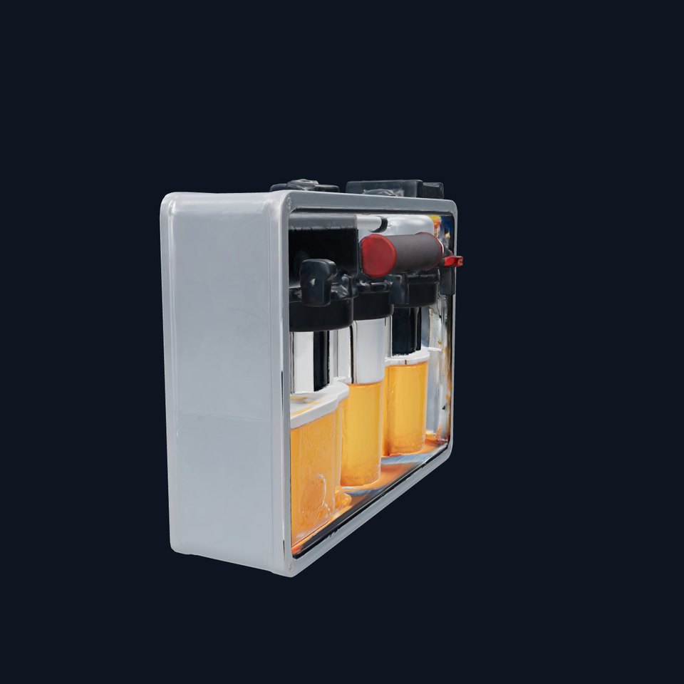 Cyberpunk Multi-Stage Water Filtration System