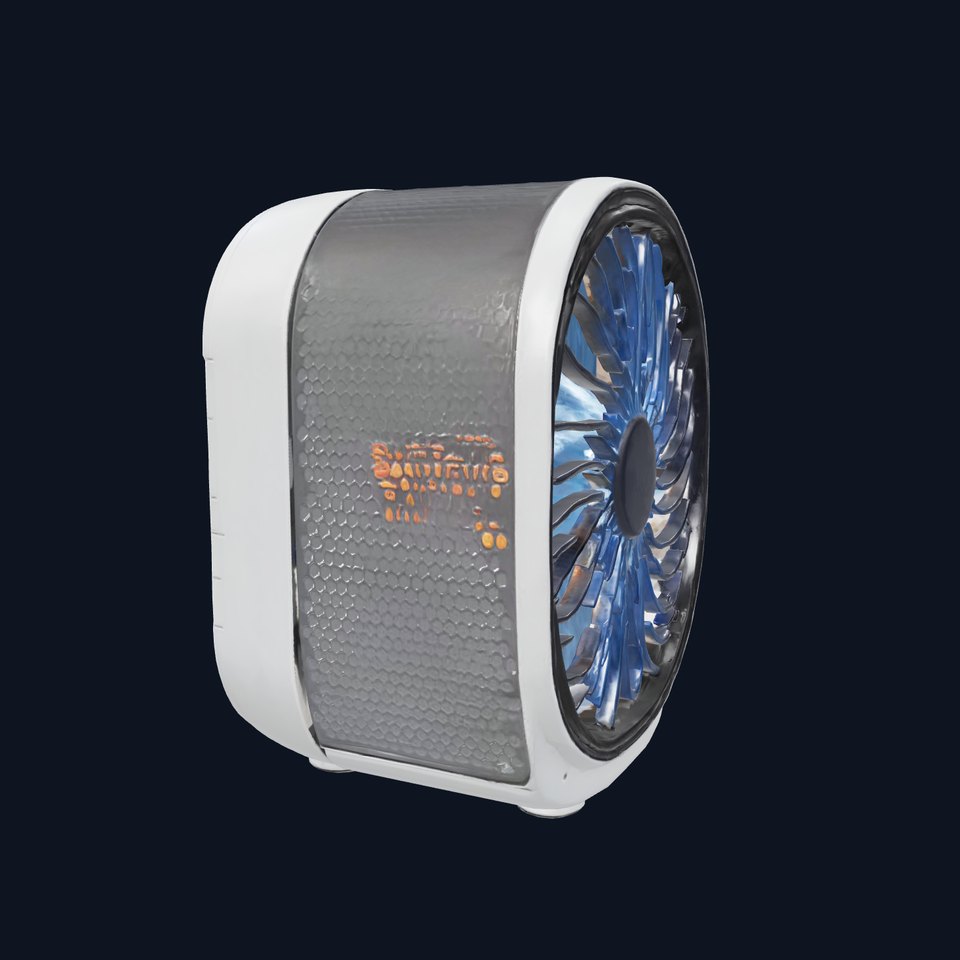 Cyberpunk Air Purifier with Plasma Filters