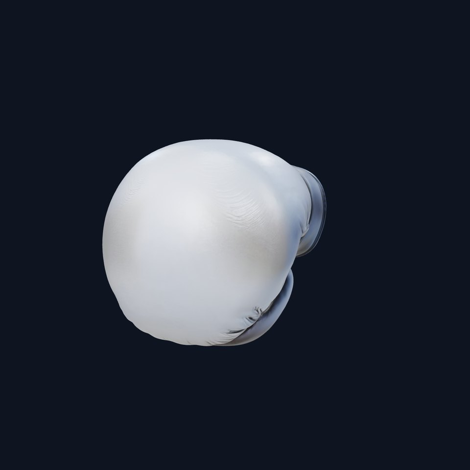 Boxing Glove with Protective Cushioning Model