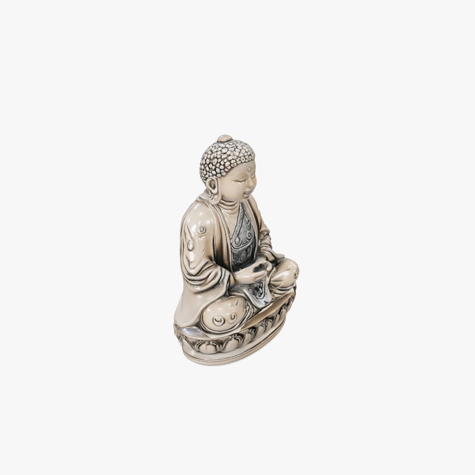 Meditative Buddha Sculpture with Intricate Details viewer poster