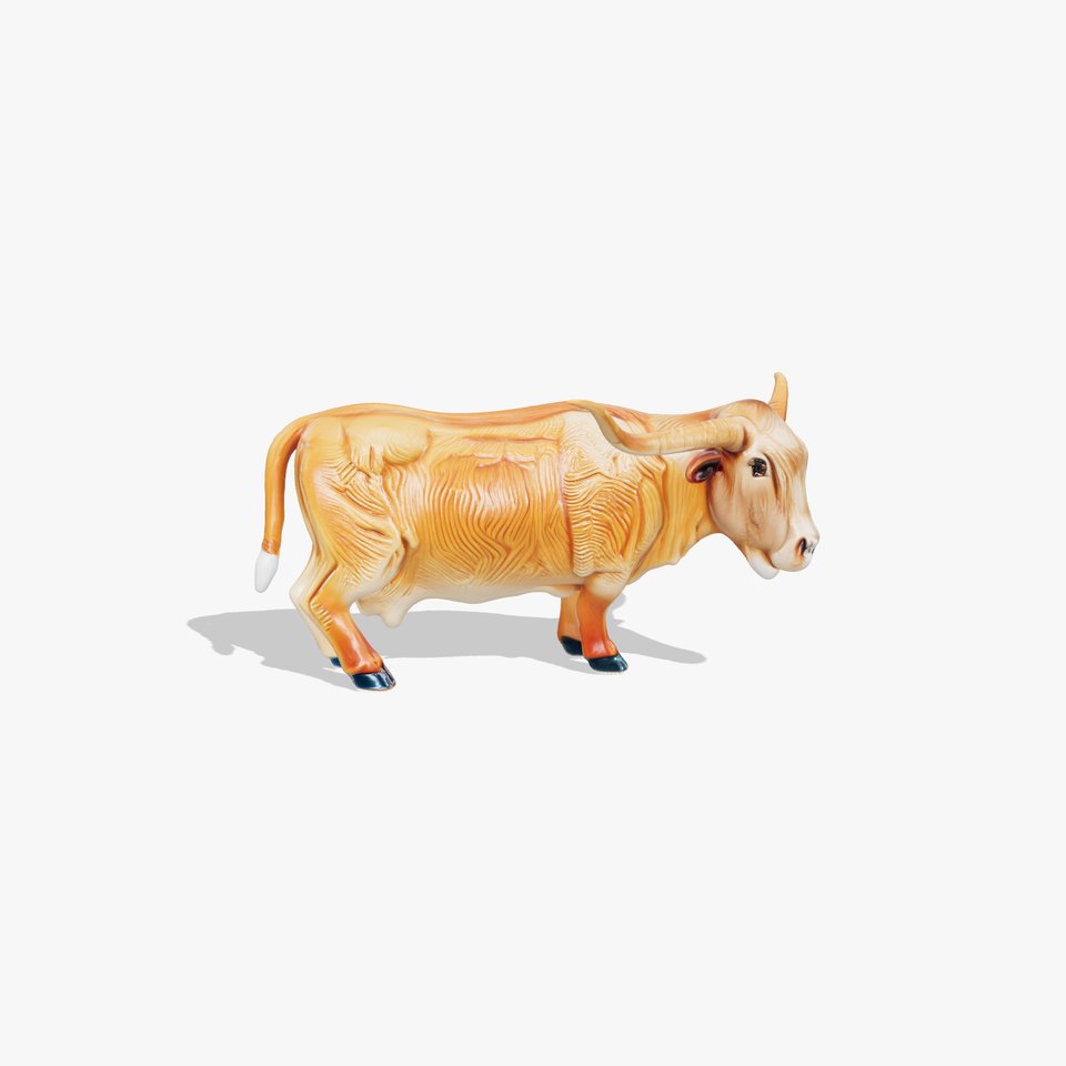 Texas Longhorn Bull Majestic Sculpture