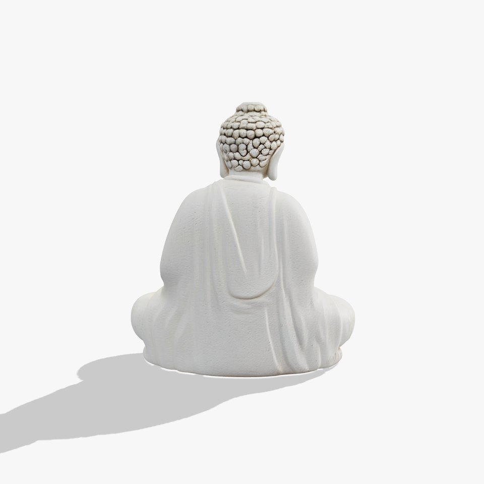 Peaceful Buddha Meditative Sculpture viewer poster