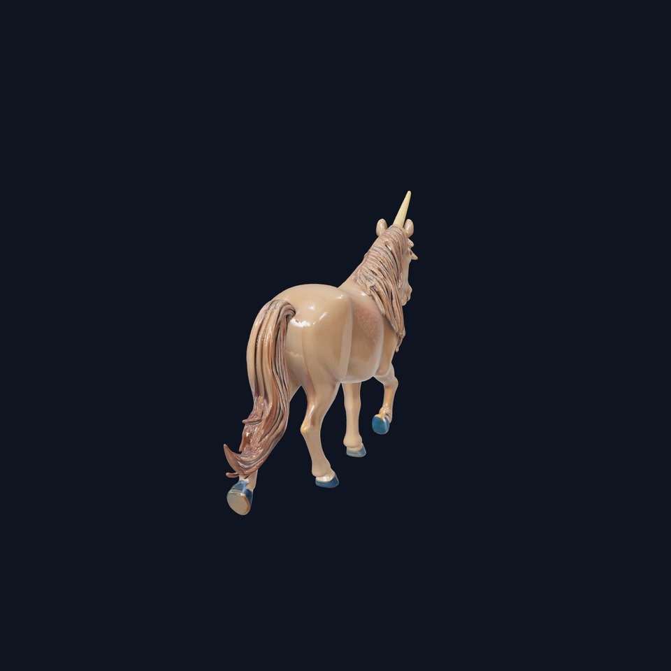 Majestic Unicorn Fantasy Creature Model