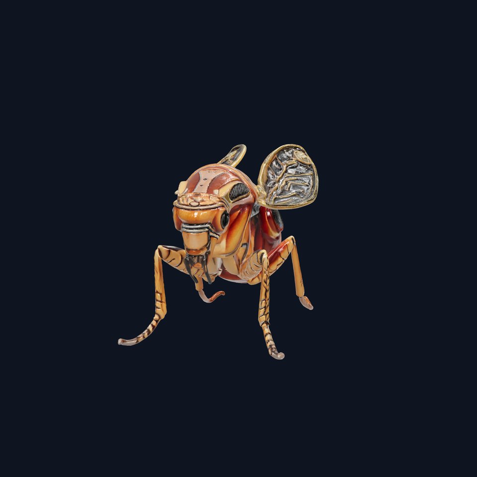 Insectoid Sentinel Cockroach model pack