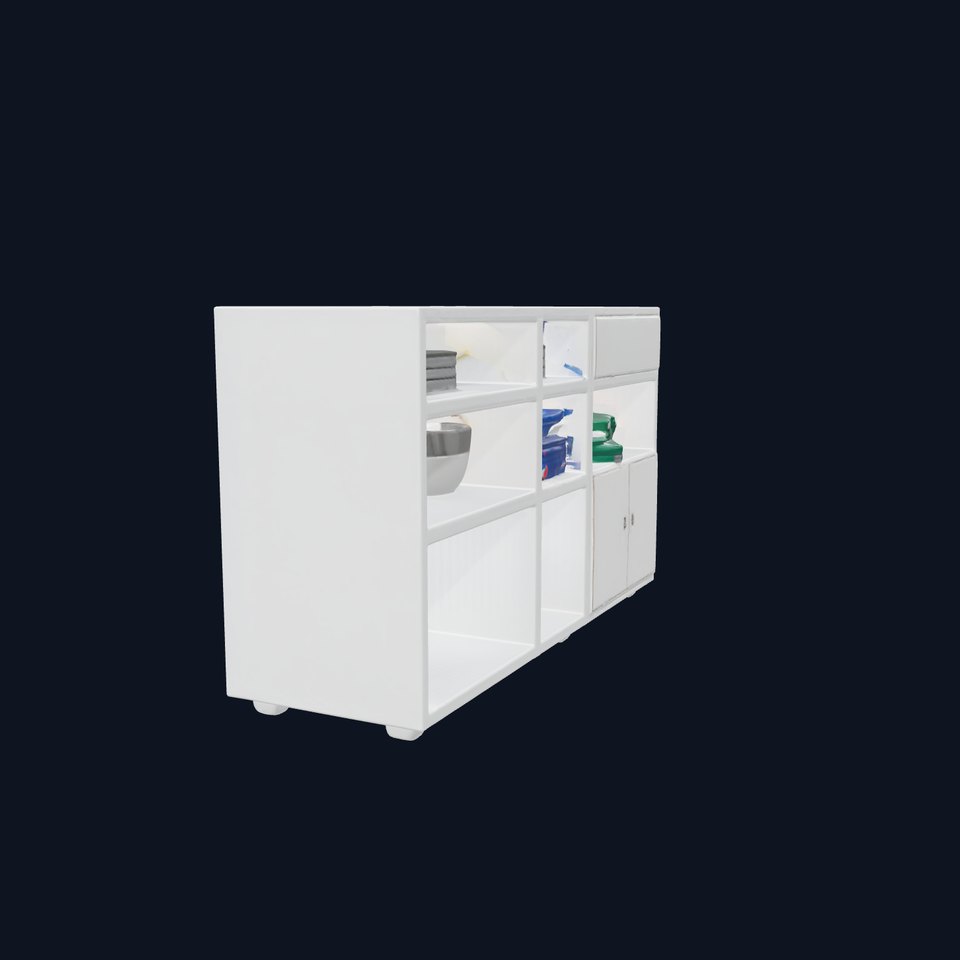 Medical Utility Shelf and Compartment model pack