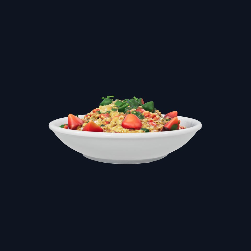 Lebanese Tabbouleh Salad realistic model pack