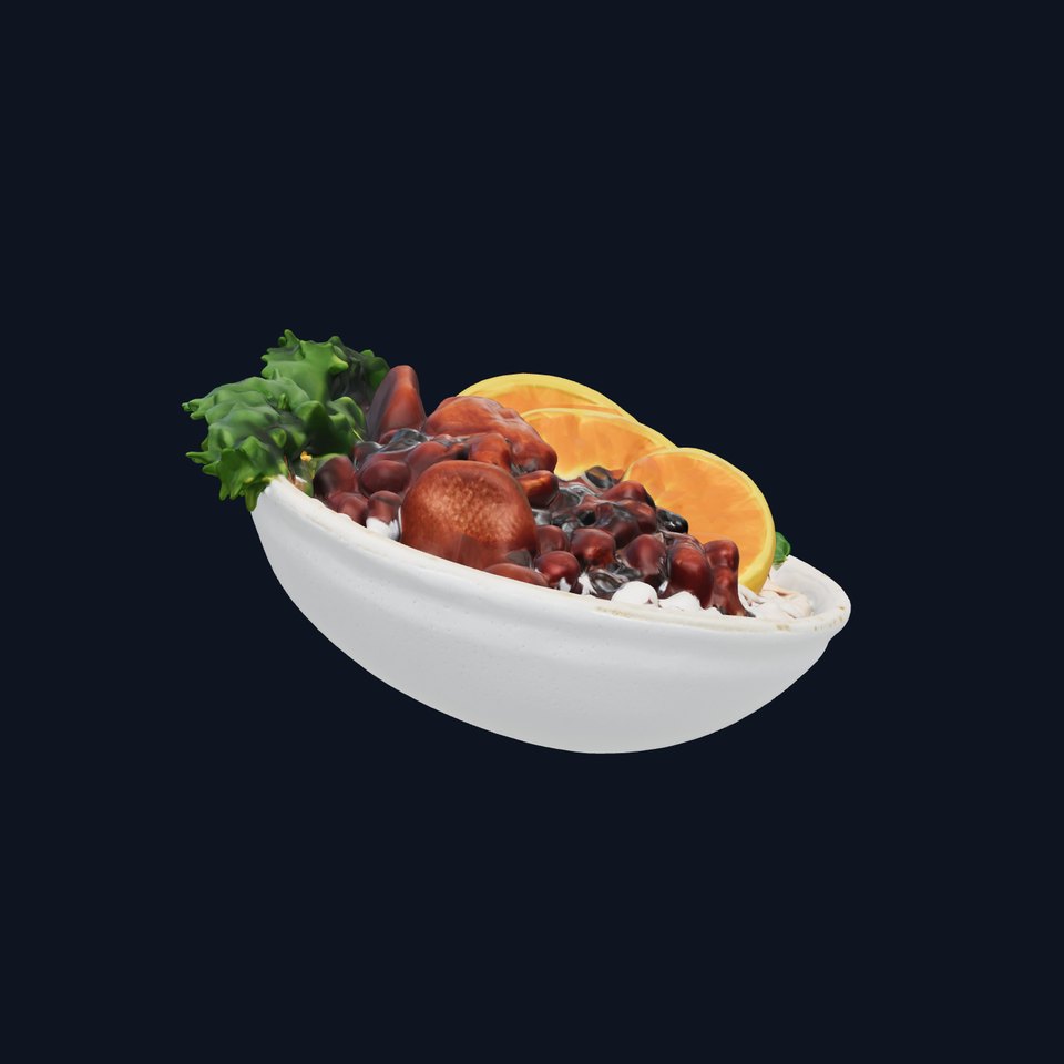 Brazilian Feijoada Stew Interactive 3D model pack