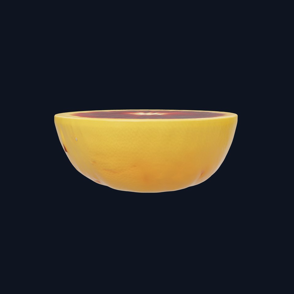Grapefruit Slice Juicy Texture model pack