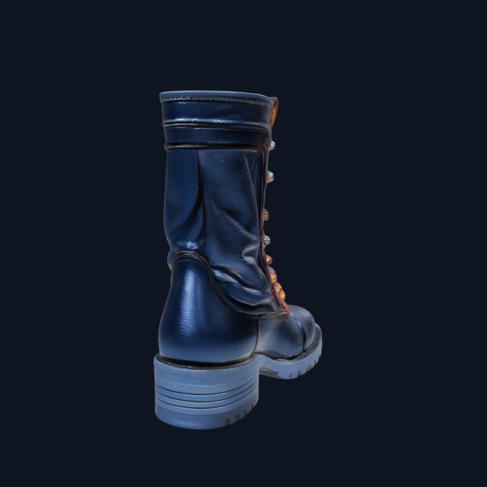 Mystical Glowing Boots 3D model pack