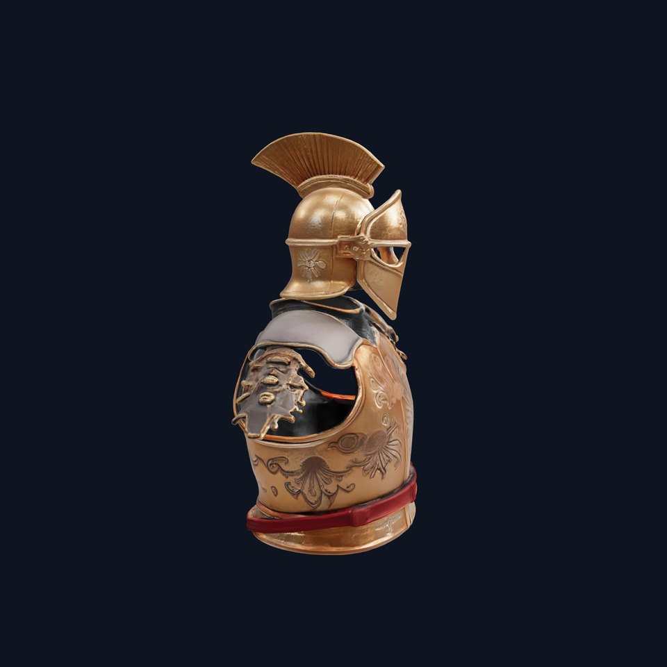 Ancient Roman Knight Armor model pack