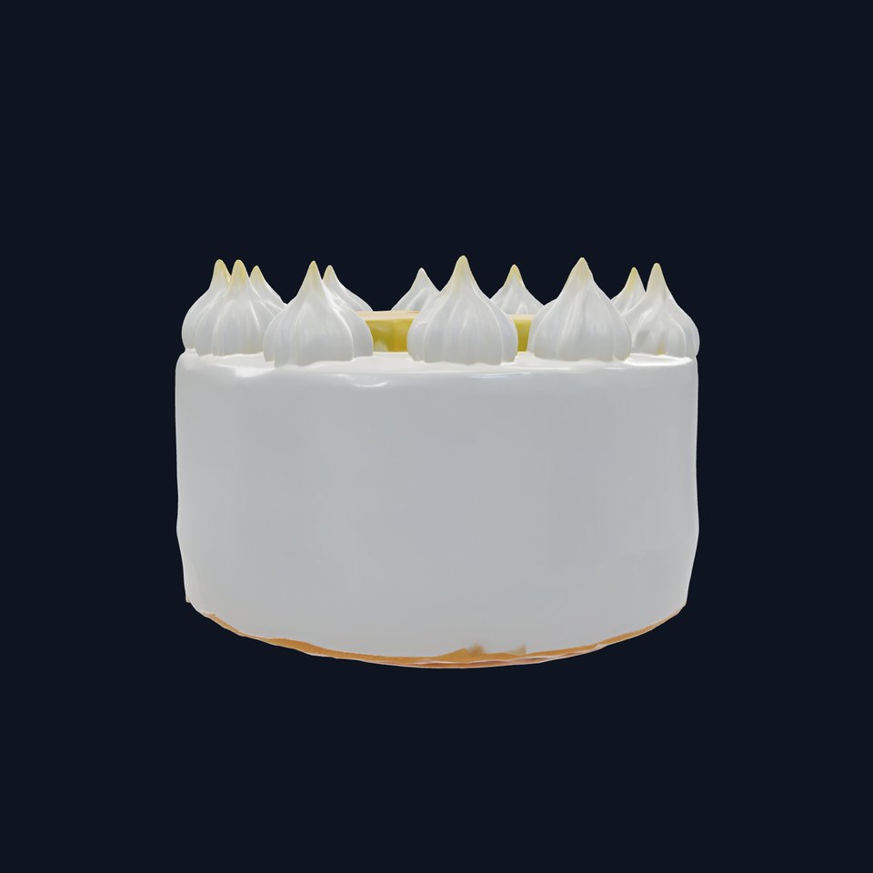 Zesty Lemon Meringue Cake model pack