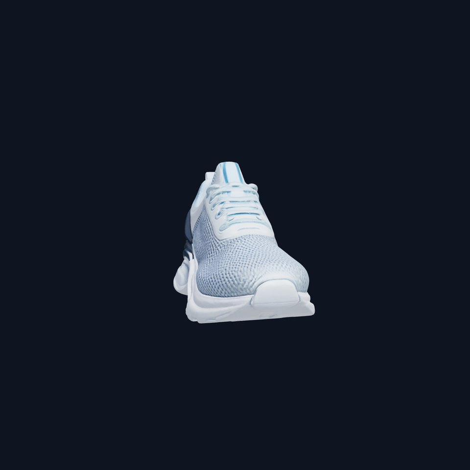 Futuristic Trainer Shoe with Reflective Accents Model Pack
