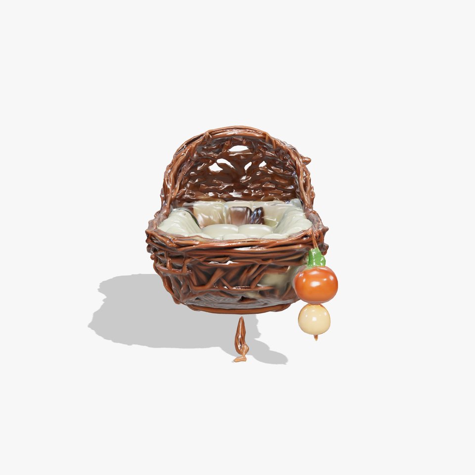 Ogre Nursery Cradle Model Pack