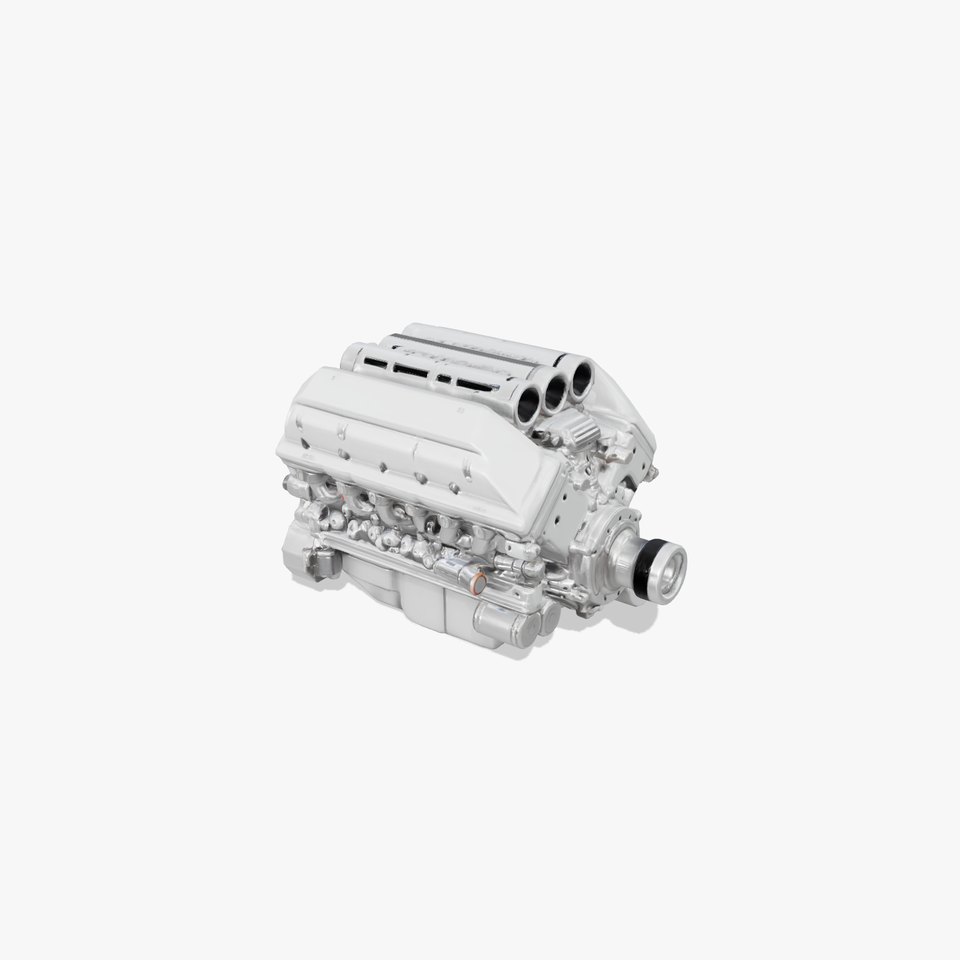 V8 Engine Rugged Design model pack viewer poster