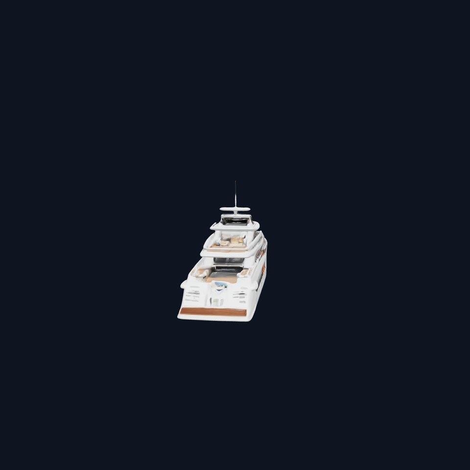 Ultra-Luxurious Superyacht Model Pack with Streamlined Hull and Opulent Design viewer poster