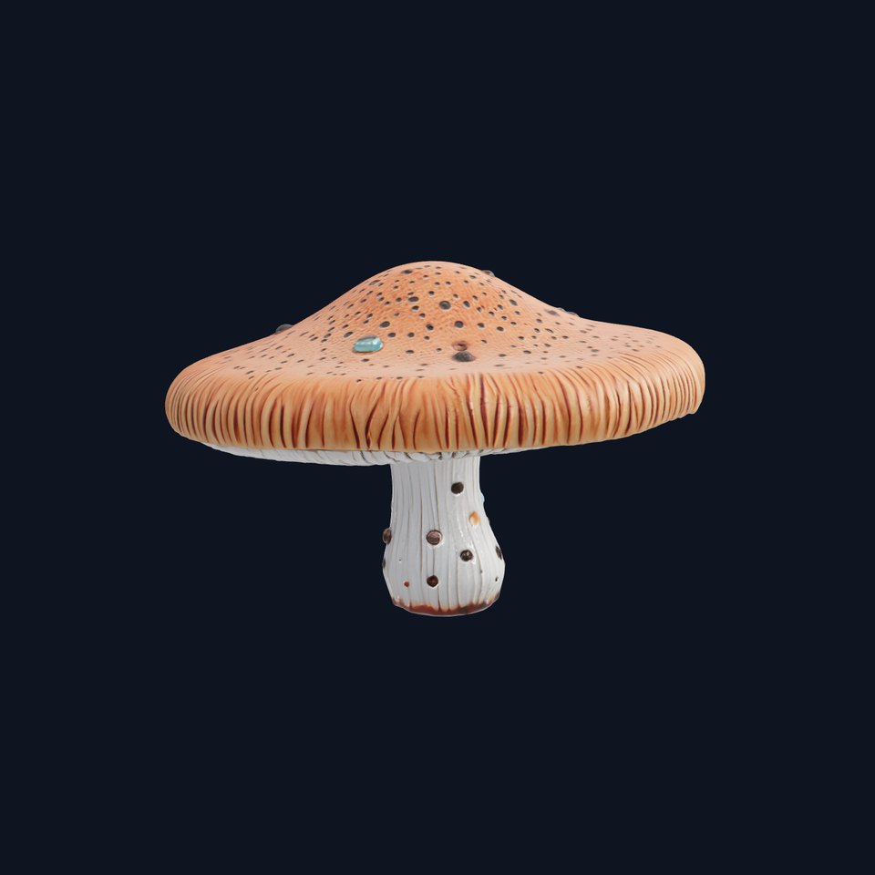 Futuristic Stylized Mushroom model pack