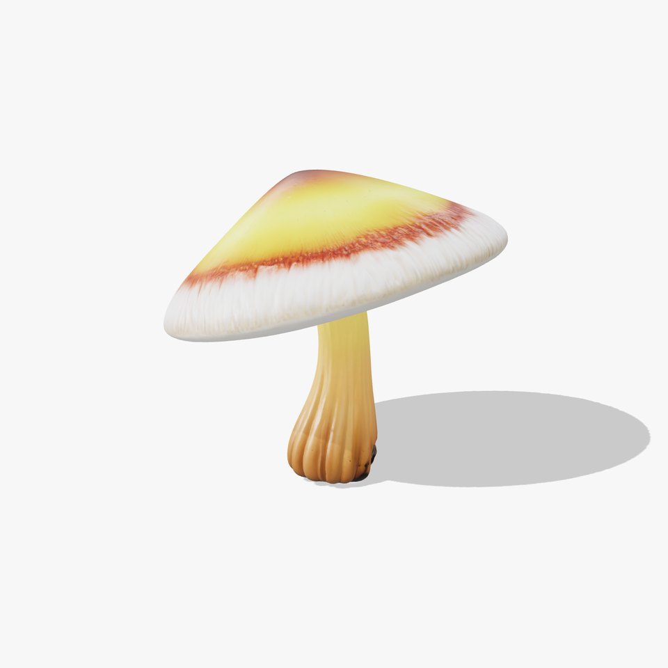 Glowing Magical Mushroom model pack