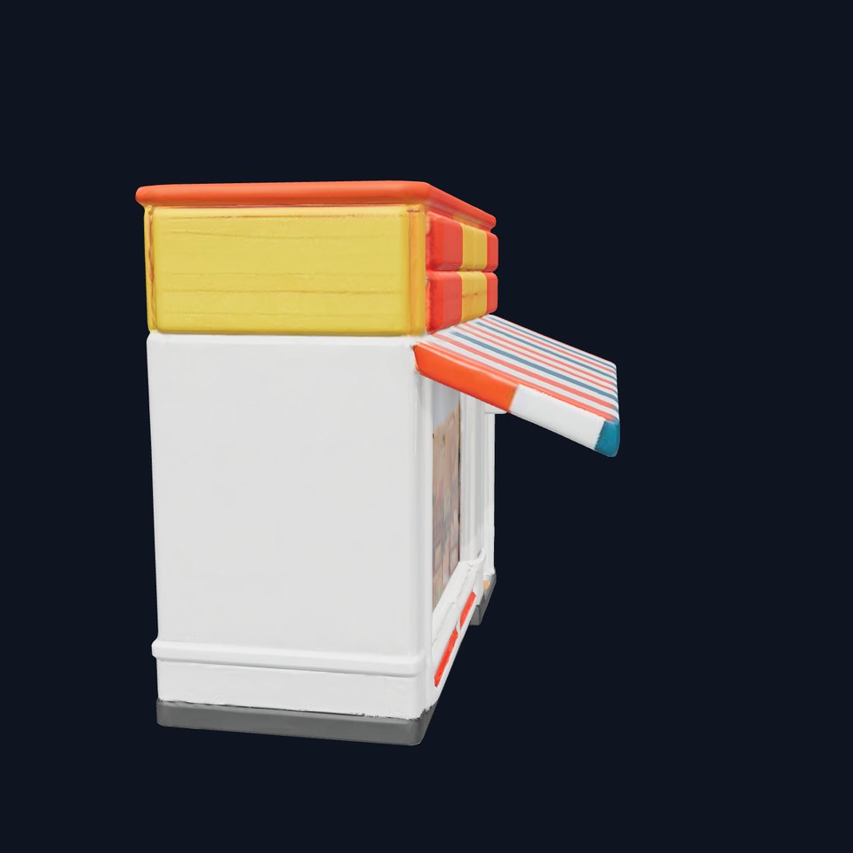 Cartoon Shop Facade Model Pack