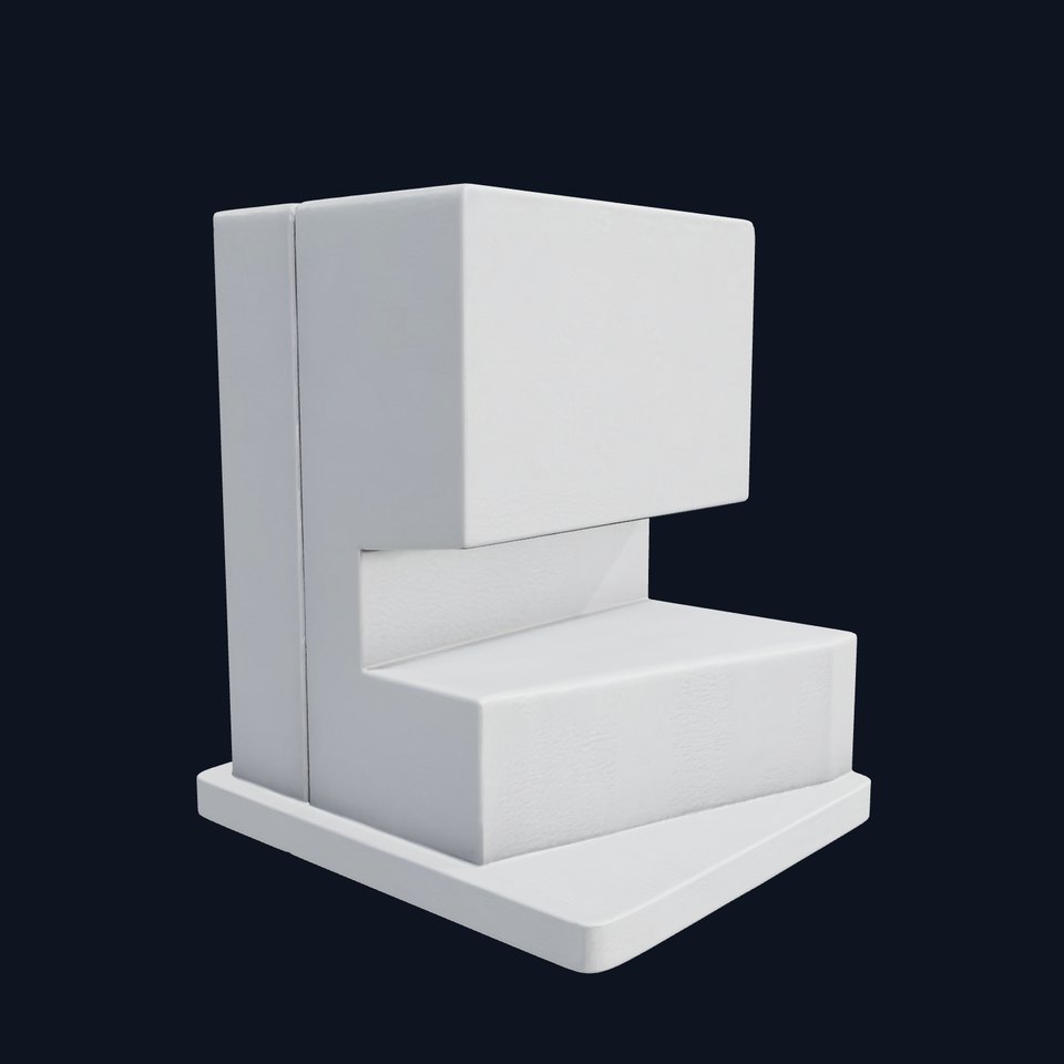 Urban Tower Texture Neon module model pack