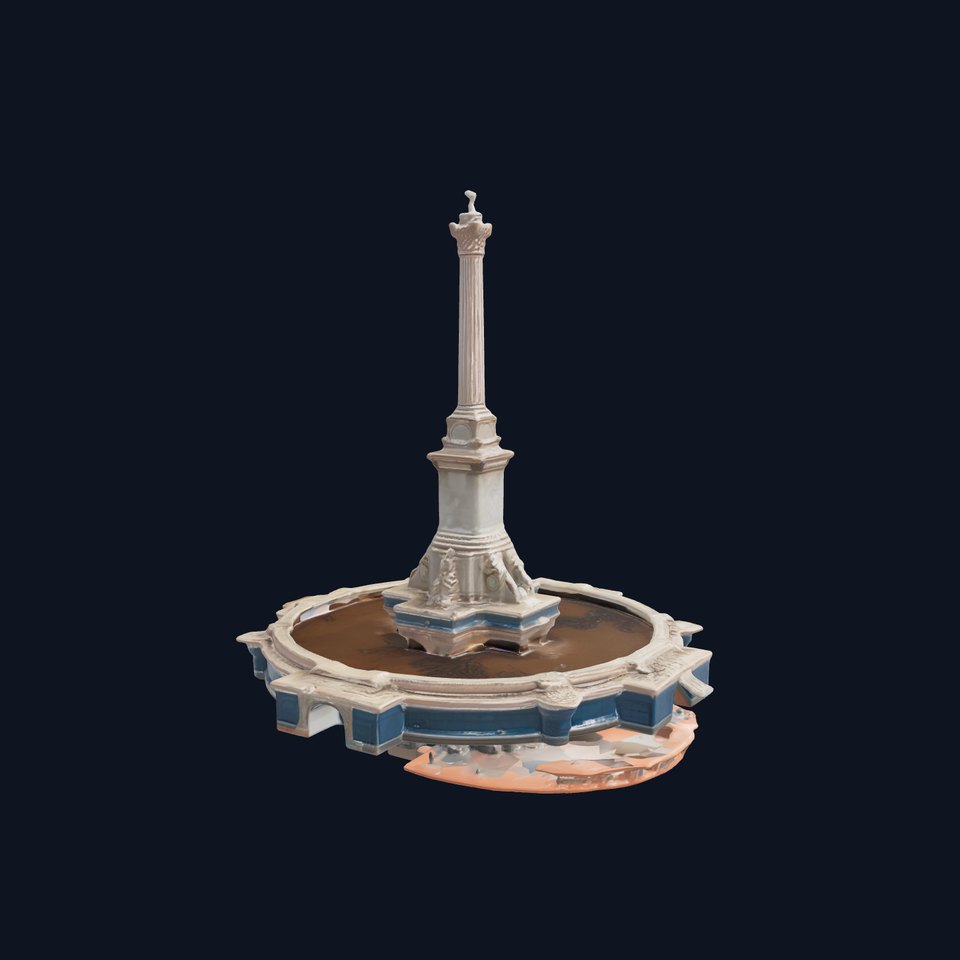 Ruined Monument Square Urban Decay model pack