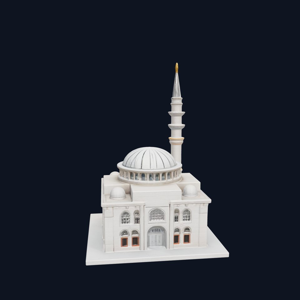 Majestic Mosque Architecture Details model pack