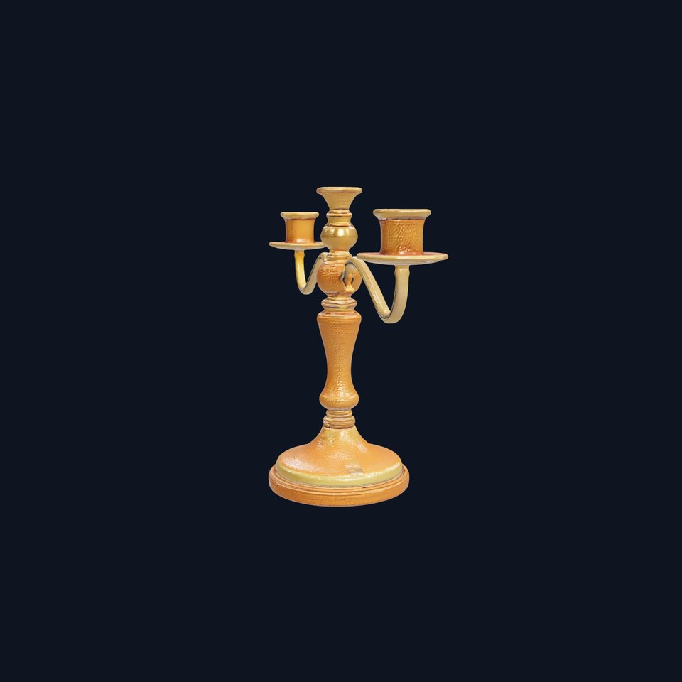 Classic Candelabra Symmetrical Design model pack