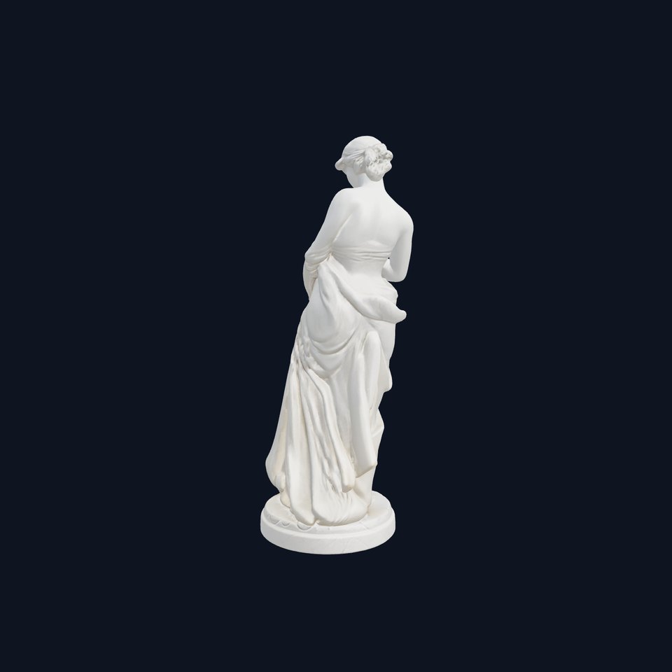 Graceful Classical Nymph Statue model pack