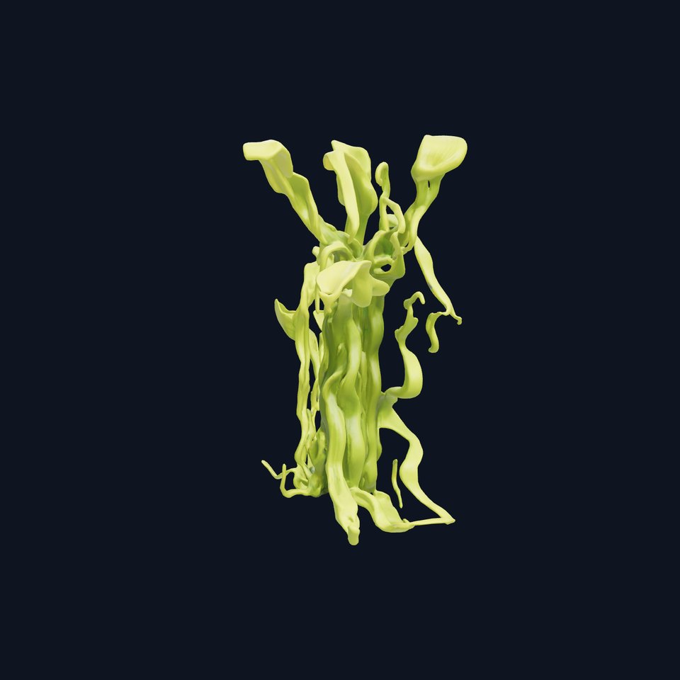 Flowing Seaweed Natural Texture model pack