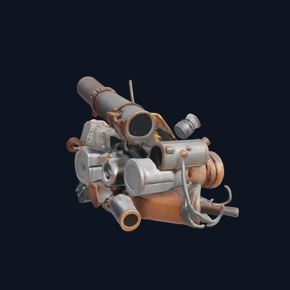 Discarded Urban Heap Asymmetrical model pack