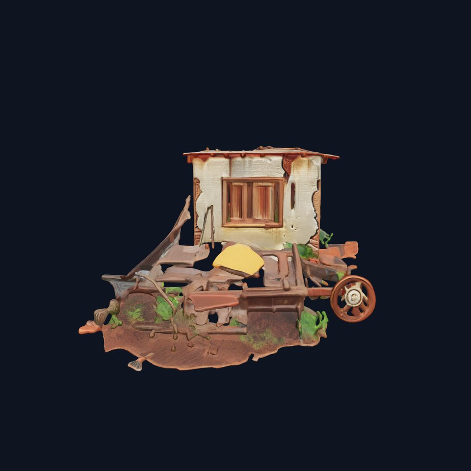 Abandoned Homestead Debris Environment model pack