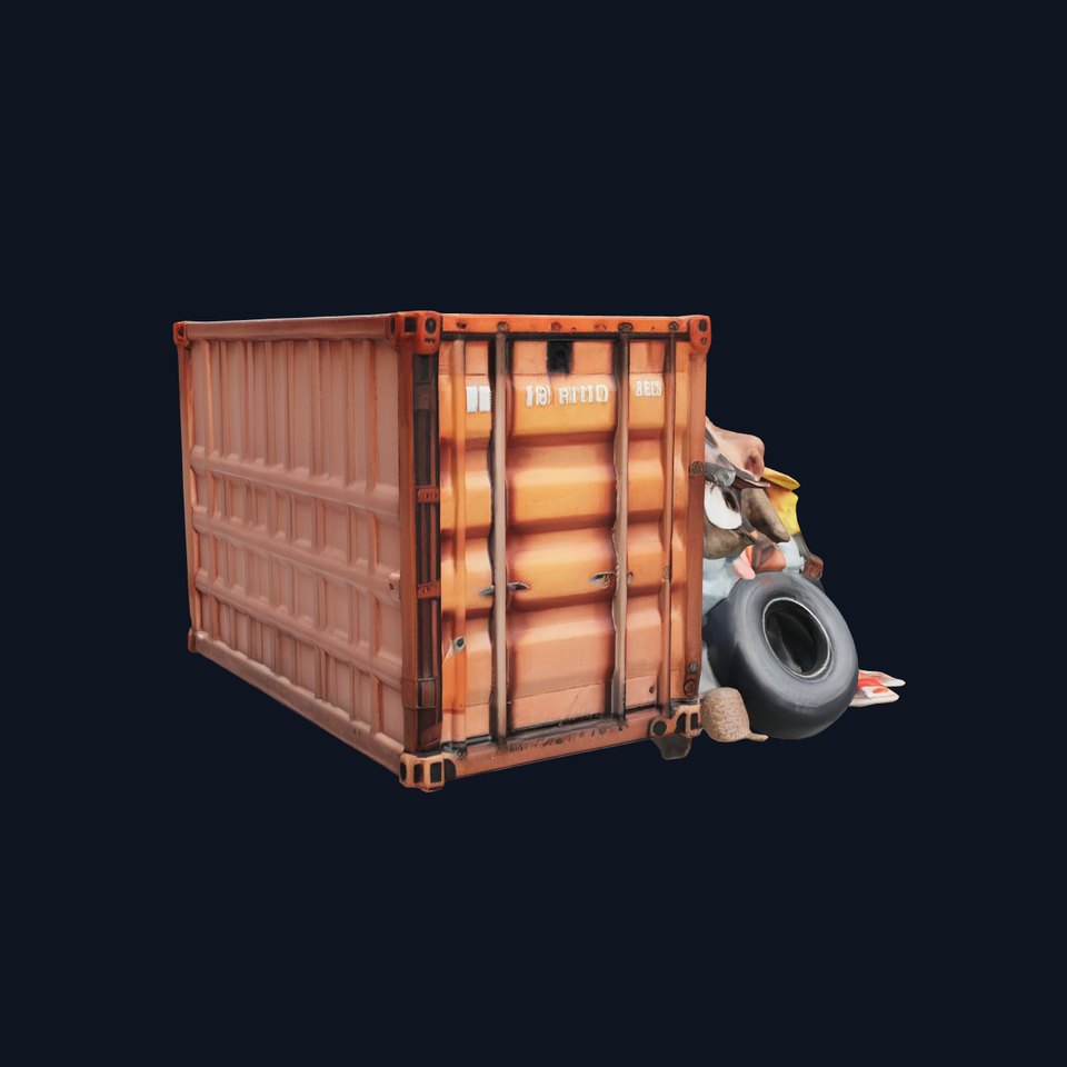 Urban Waste Environment Scene model pack viewer poster