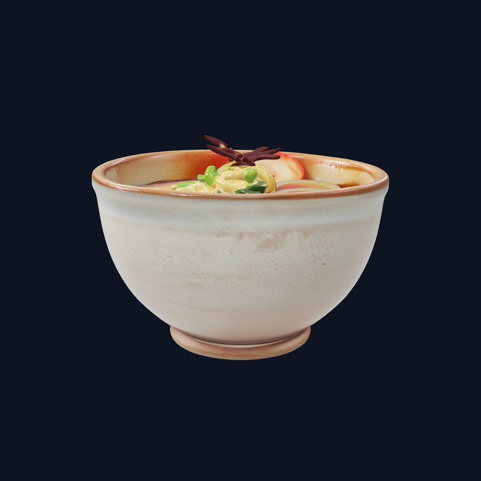 Traditional Ramen Bowl Culinary Model Pack