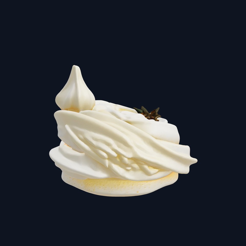 Lemon Meringue Mini Cake Spiral Structure model pack
