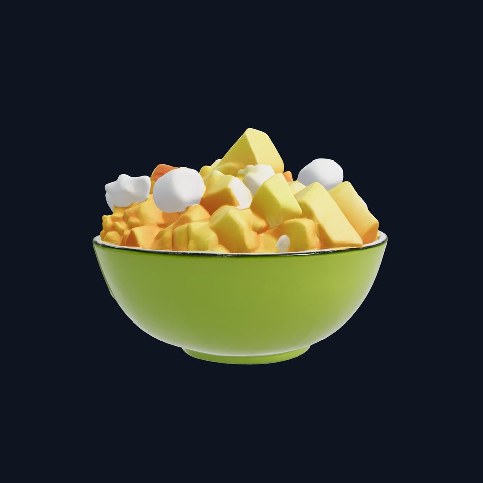 Vibrant Fruit Ambrosia Bowl model pack
