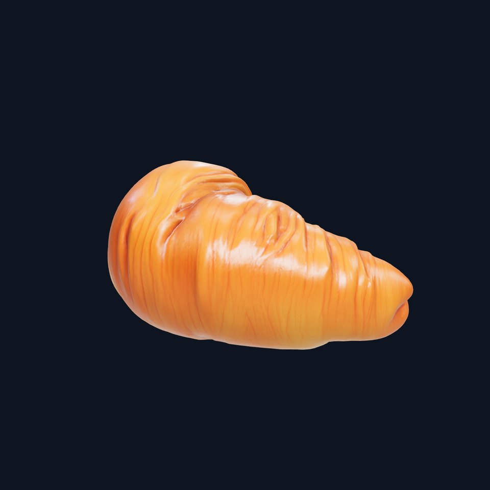 Ham and Cheese Croissant Realistic Model Pack viewer poster