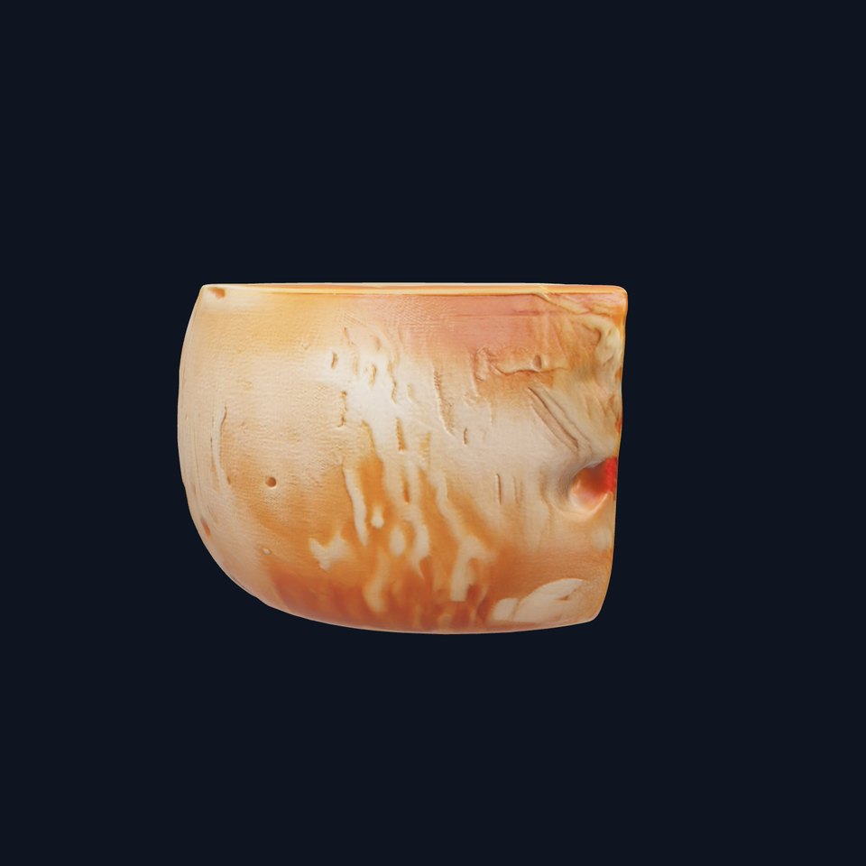 Artisanal Cheese Wheel with Rind Texturing model pack