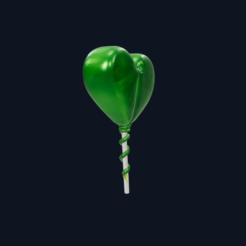 Garden Heart Lollipop Nature Inspired model pack viewer poster