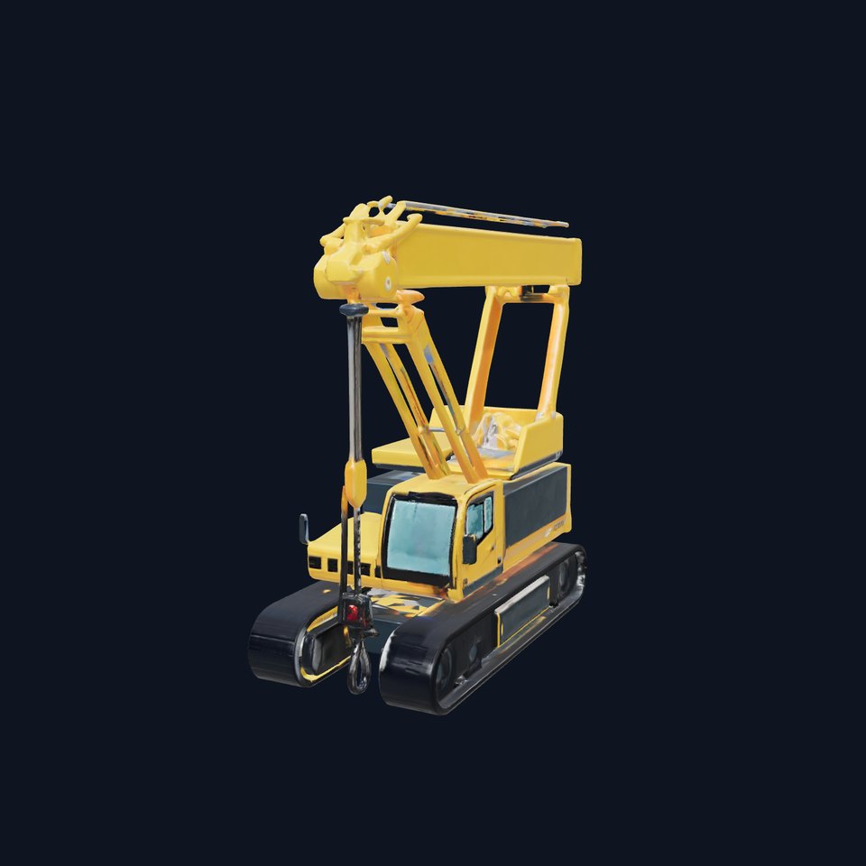 Industrial Stacker Crane Apparatus model pack