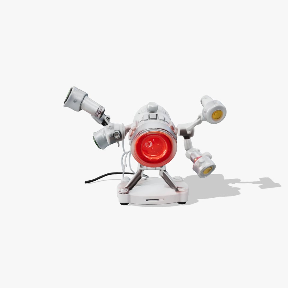 Futuristic Kinetic Lamp with Articulating Arms model pack