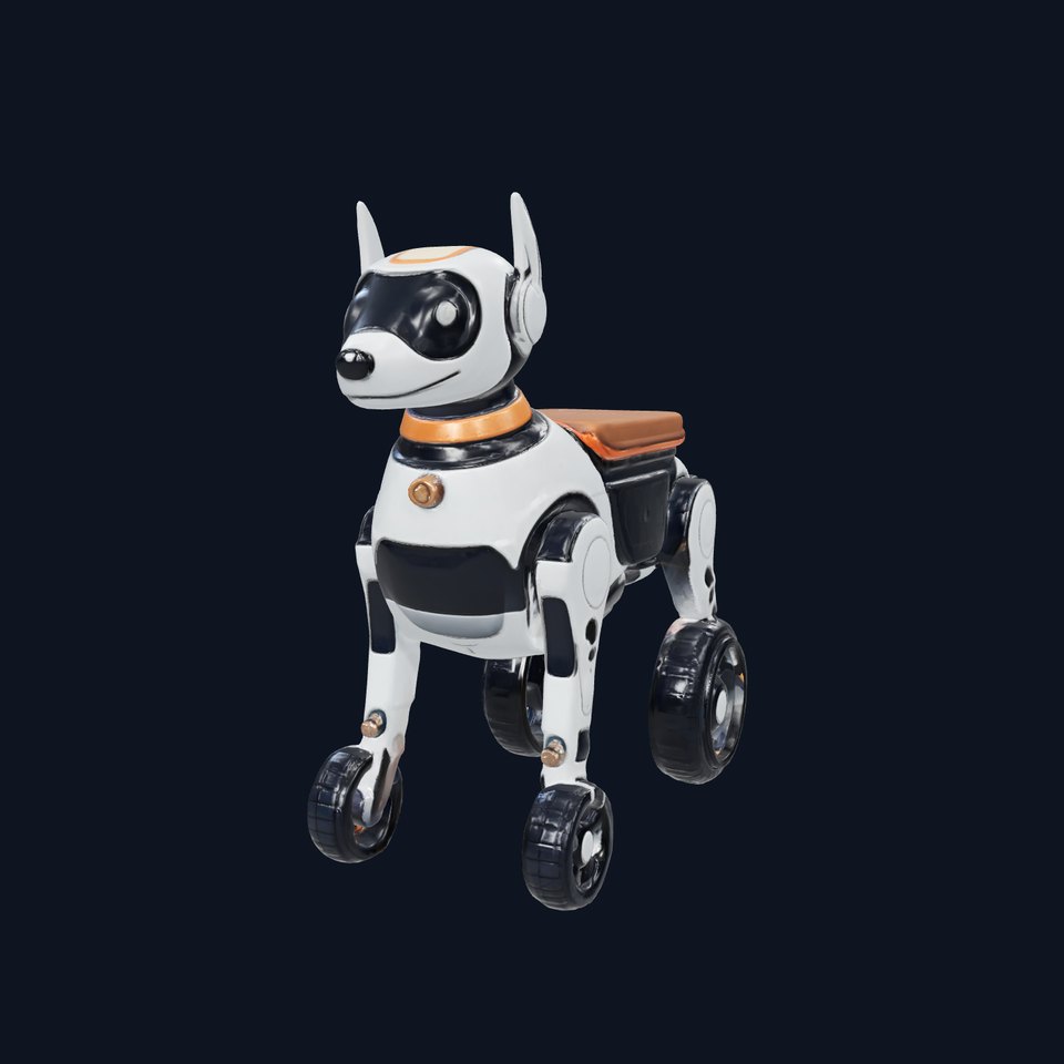Courier Robot Dog Efficient Design Model Pack