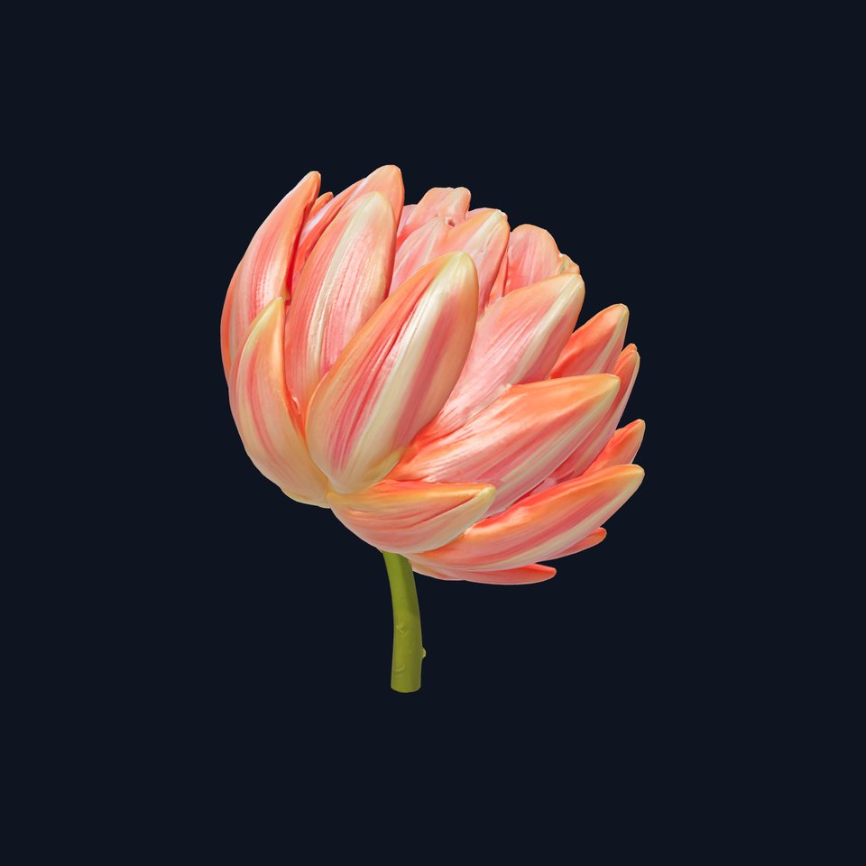 Giant Protea Realistic 3D Model Pack