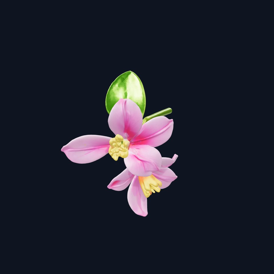 Freesia Minor Vibrant Flower Model Pack