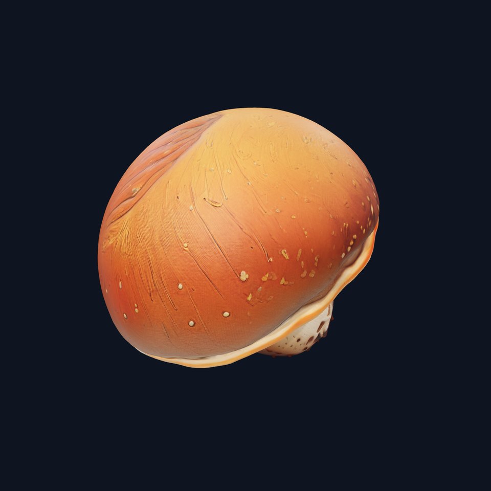 Realistic Mature Mushroom Model Pack viewer poster