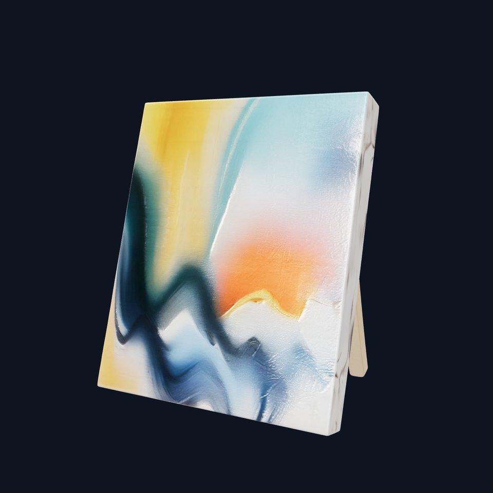 Impressionist Art Canvas 3D Model Pack