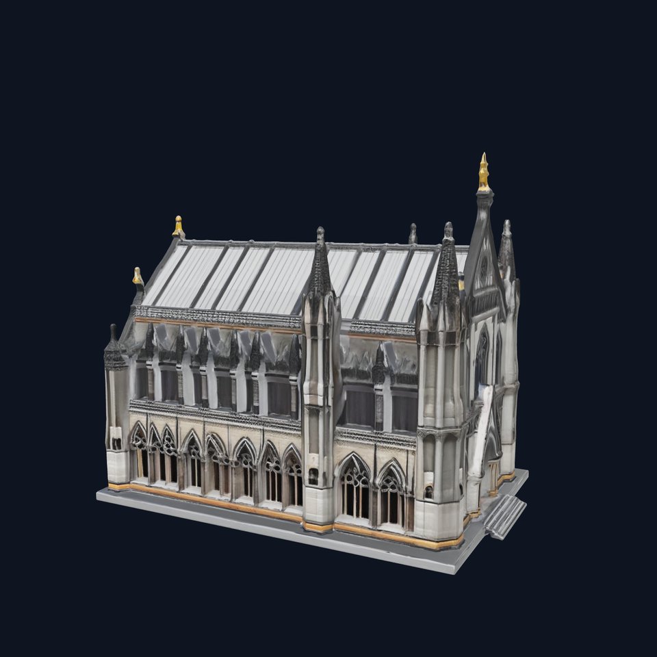 Gothic Cathedral Architecture model pack viewer poster